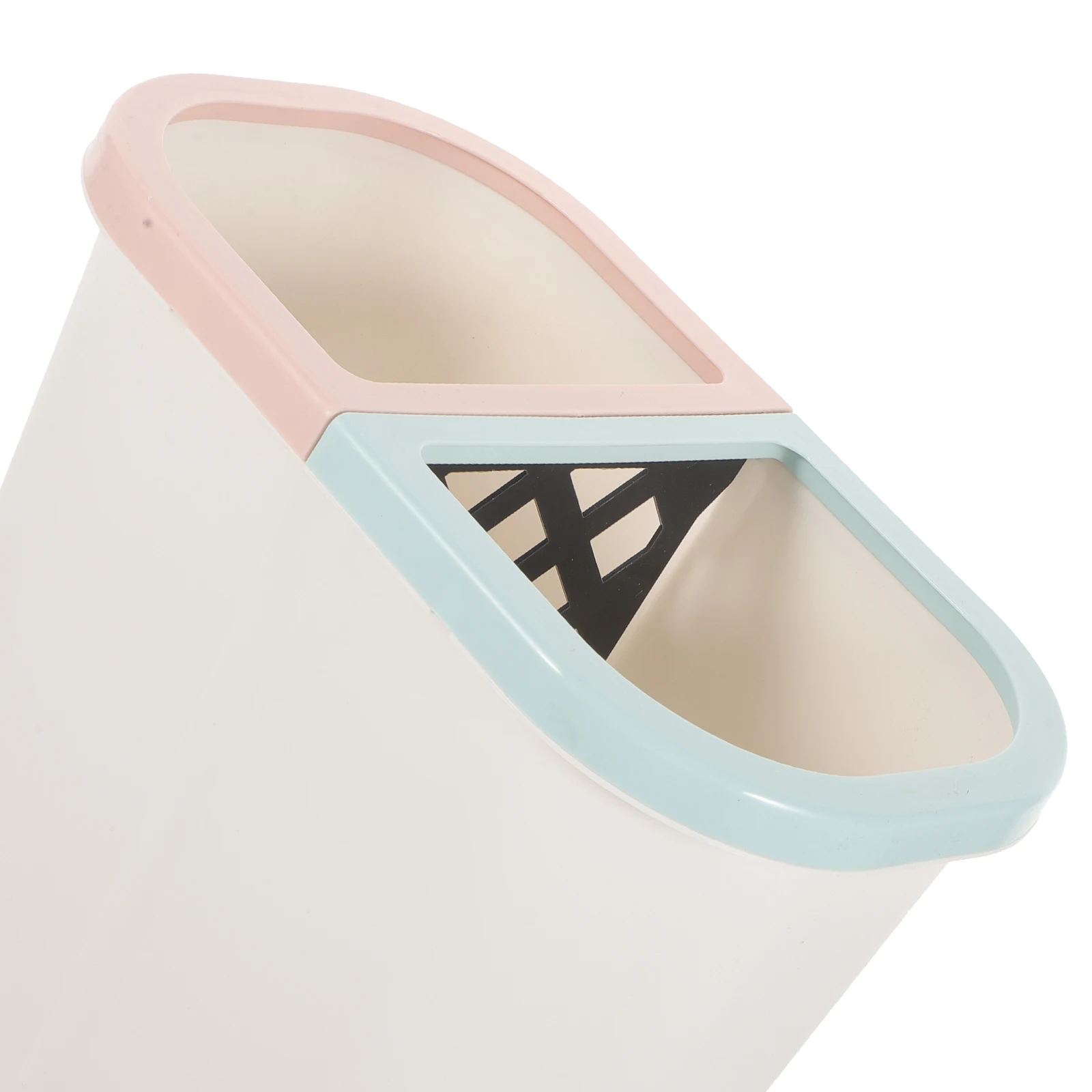 Wet Dry Classification Trash Cans Garbage Recycling Bin Dual Trashcan Home Kitchen Bathroom Space Saving Plastic Big Opening