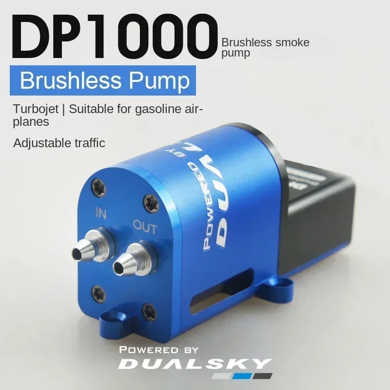 DP1000 Brushless Drive Fume Pump Fuel Pump Adjustable Flow Rate for RC Airplane Smoking Systems f for Giant or Jet Models