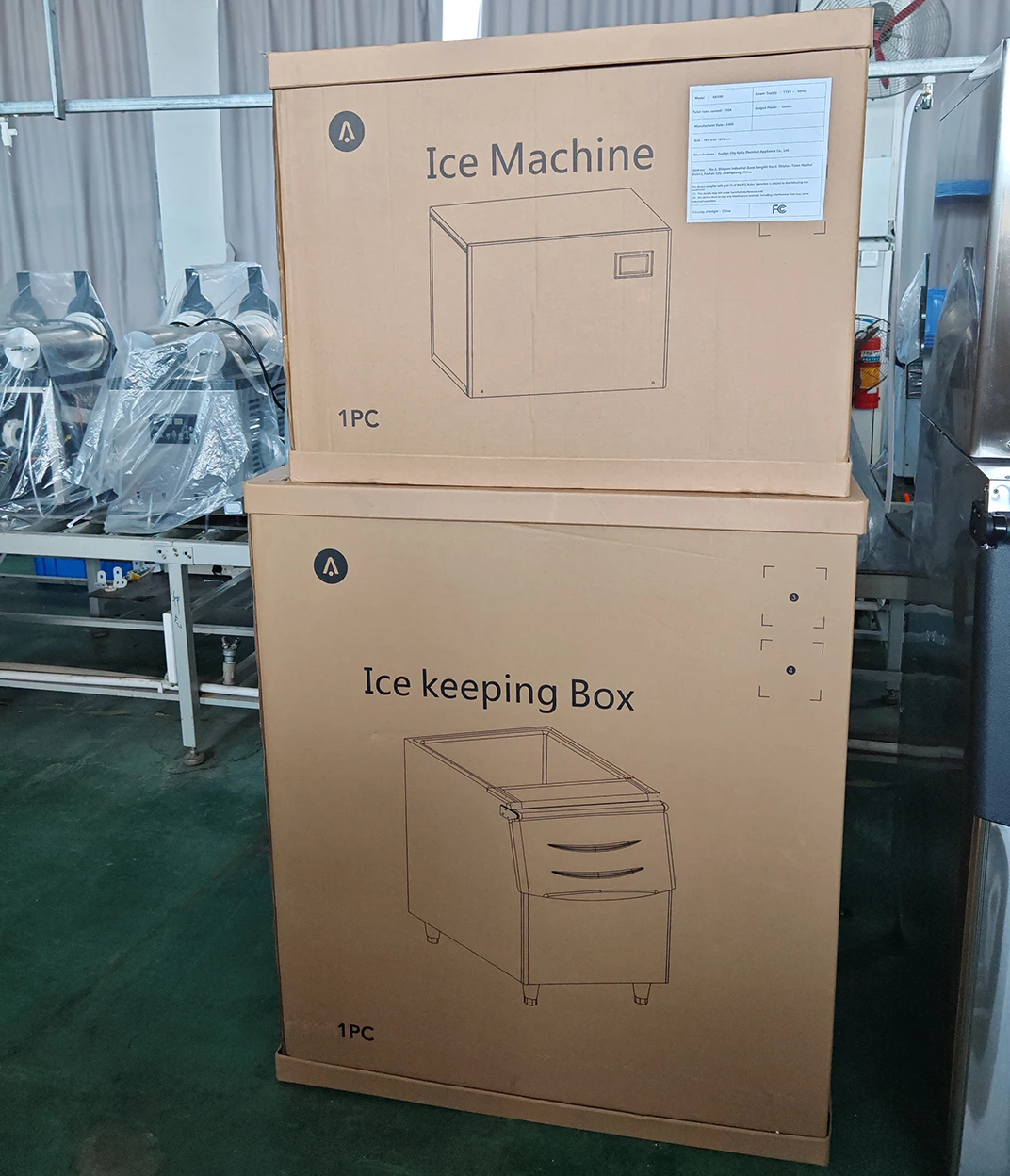Machine Machine for Business Kitchen Equipment Ice Machine 200kg Ice Cube Block Maker Price Commercial Industrial Ice Making