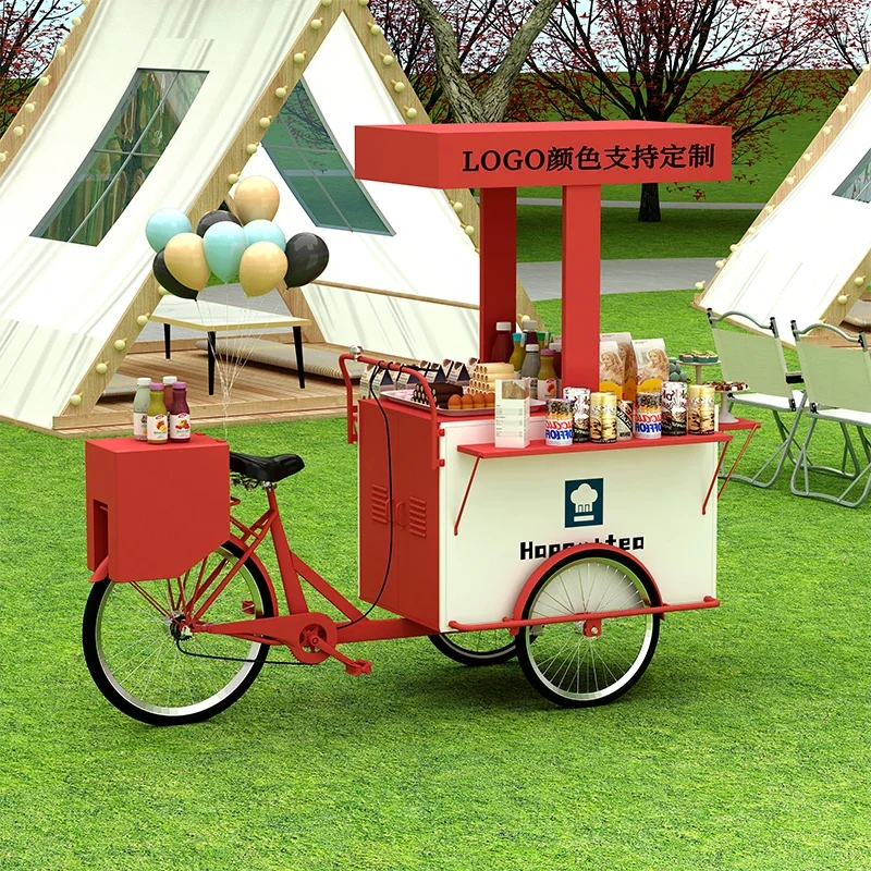 

56Outdoor stall creative upside down donkey tricycle dedicated sale night market display parade float