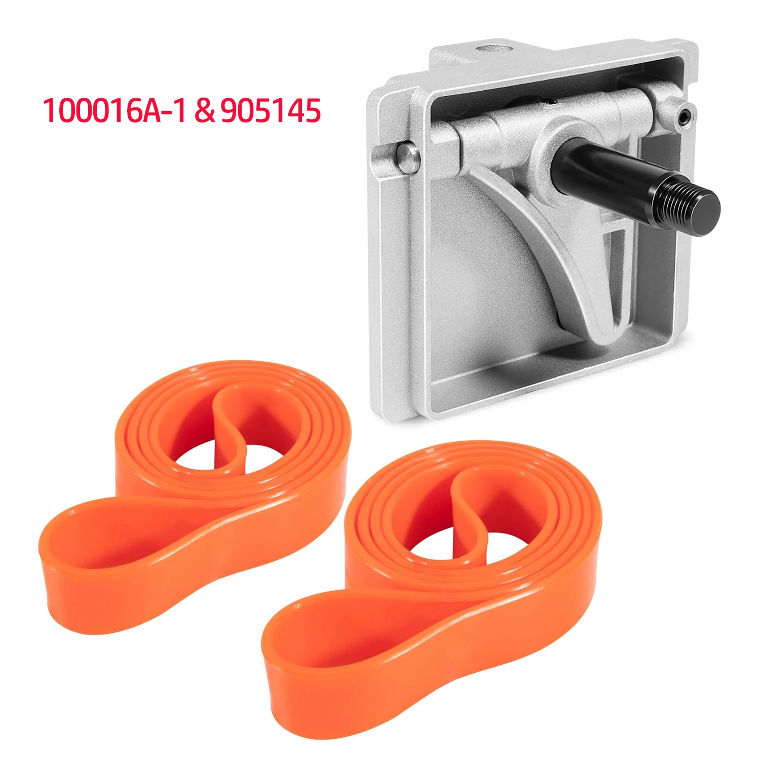 

Уретановые шины для ленточных пил (2 шт.) и кронштейн верхнего колеса с шарнирным узлом 100016A-1 для пил Jet, Grizzly и Powermatic