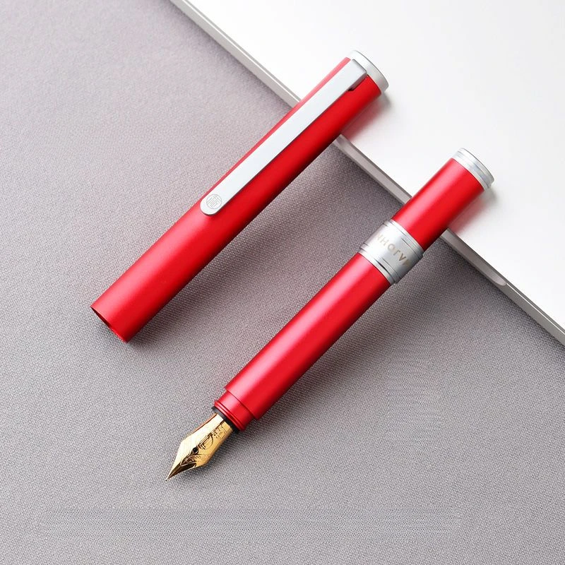 Moonman Majohn Aluminum Alloy Portable Mini Fountain Pen Fine EF F 0.38MM 0.5MM for Adult Students School Office Calligraphy Pen