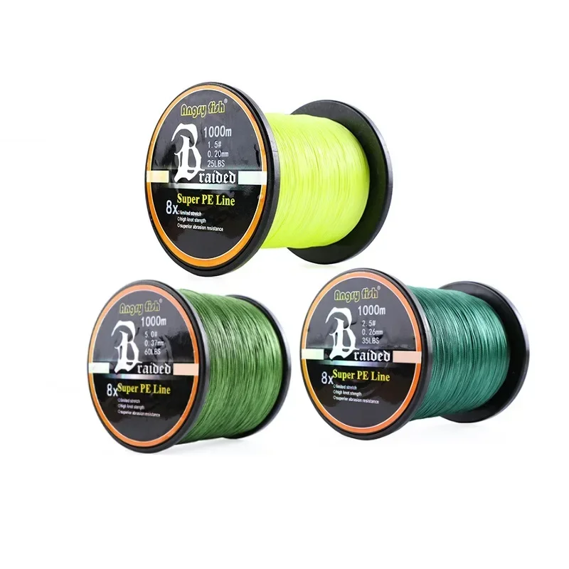 

Super Power 300m-1000m PE 8 Strands Fishing Line Super Strong Multifilament Braided Fish Line Smooth Pe Braid Line