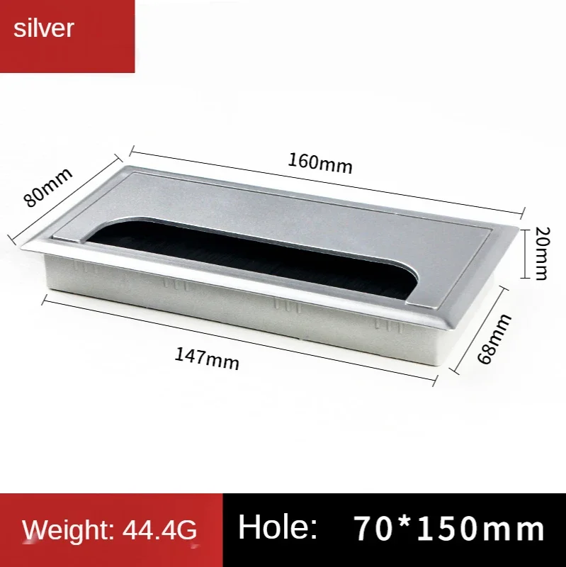 80x160mm silver