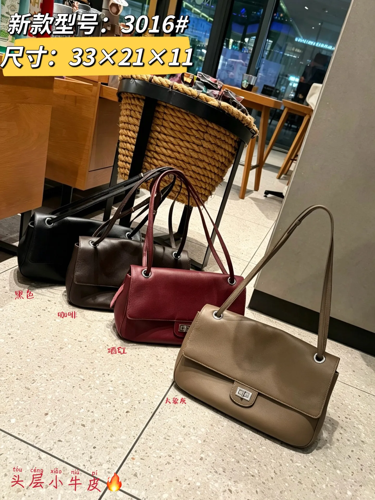 Vintage Genuine Leather Tote Shoulder Bag Women's Luxury Cowhide French Flap Briefcase Messenger Crossbody Bag 2026 New