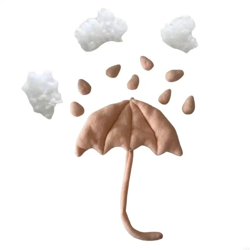 Newborn Photoshooting Props Cloud Umbrella Set Photo Props Infant Shower Gift