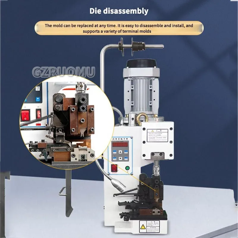 Special for Wire Terminals Crimping High Speed Mute Automatic Crimper 1.5T/2.0T Support Multiple Connectors Flat Cable Processin