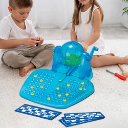 Bingo Lotto Game Suit Deluxe With Reusable Bingo Cards for Family Kids and Adults Celebrations Events Festivals Party Toy