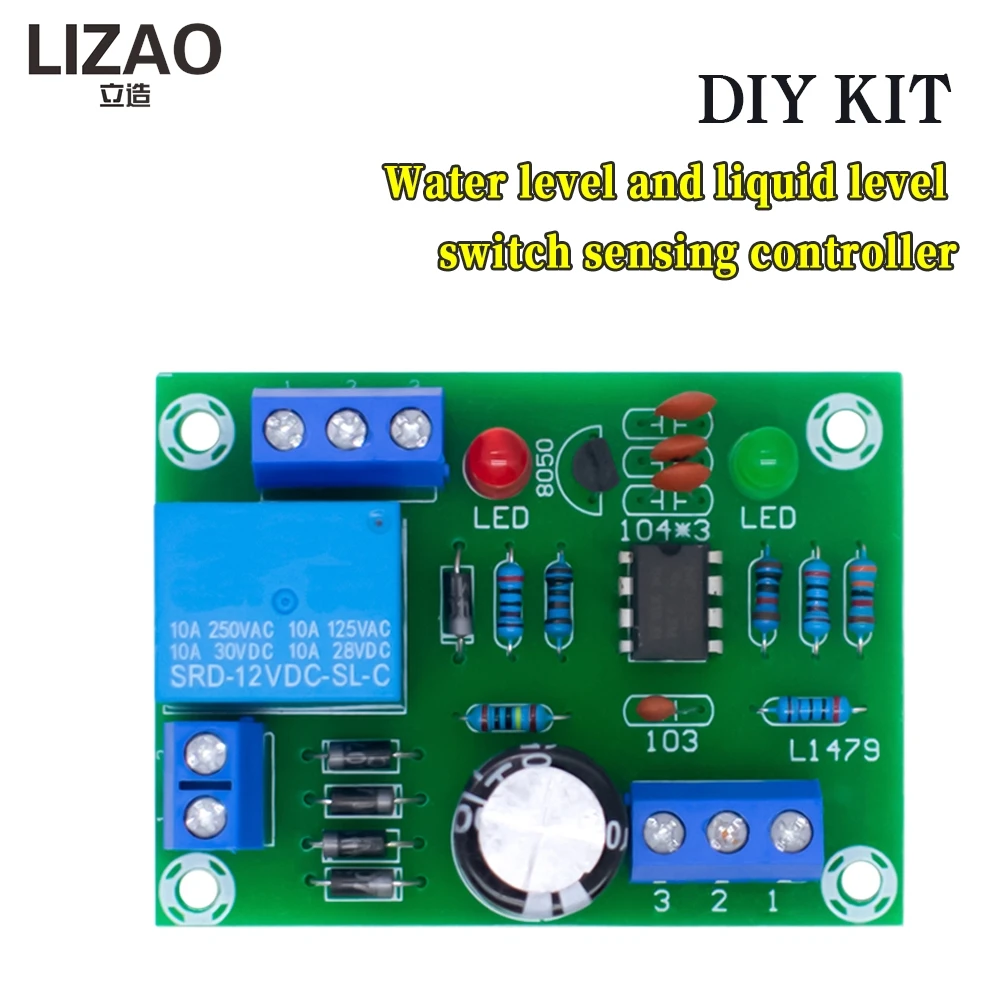 Water Level Controller Switch Liquid Level Sensor Module Automatically Pumping Drainage Protection Controlling Circuit Board