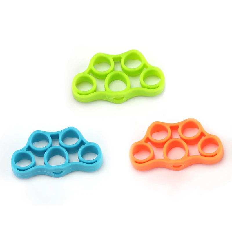 Silicone Finger Trainer Finger Tension Ring Forked Finger Trainer Hand Recovery Stretcher Five Finger Trainer