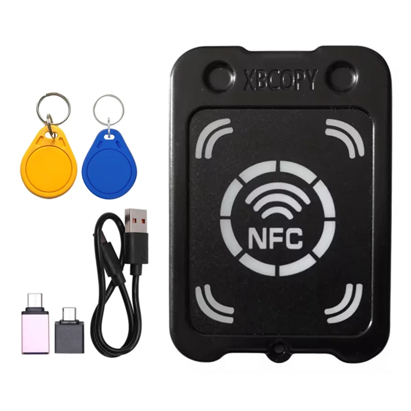 Y22A-RFID Smart Chip Card Reader Copier +CUID/UID Keychain Encryption Key Reader IC 13.56Mhz RFID Token Clone Duplicator