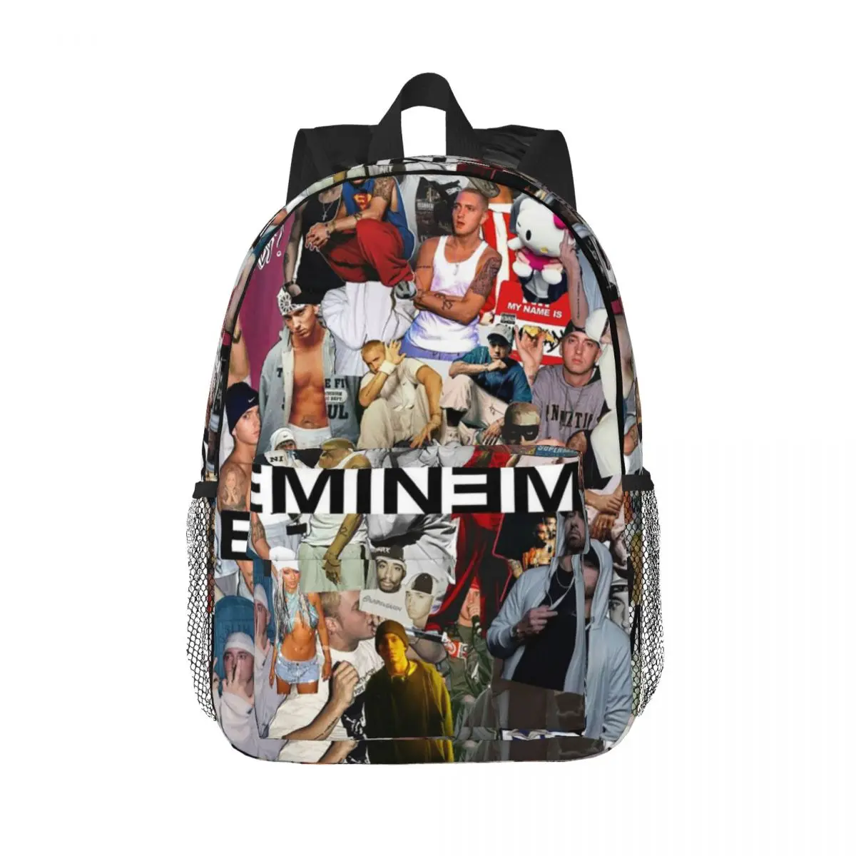 Eminem Backpack Student Boys Girls BookBag Children School Bag