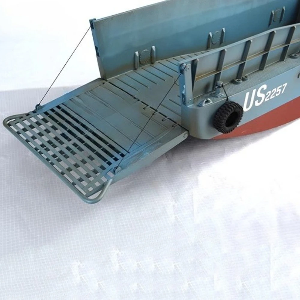 Weltkrieg II Allied LCM-3 1/16 RC Landing Craft RTR Version Fiberglas Kriegsschiff Modell Hohe Simulation Dynamische RC Boot Modell Spielzeug
