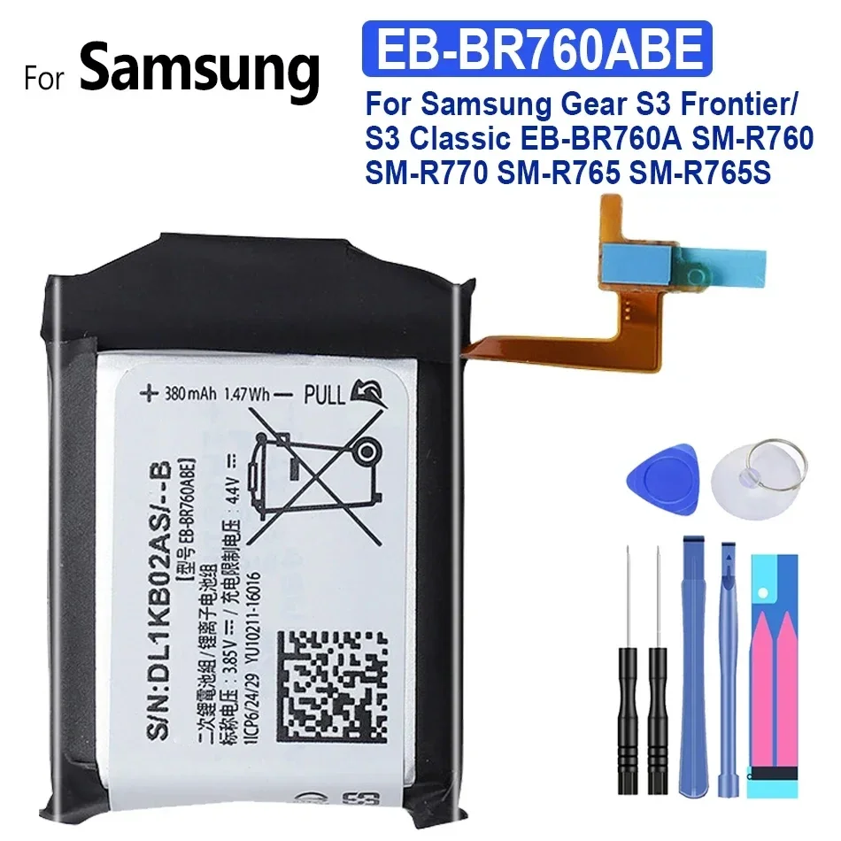 

Watch Battery For Samsung Gear 1/2 NEO/Fit/Live/S S2 S3 S4 42mm 46mm Frontier/Classic SM V700 V380 V381 R360 R720 R760 R770 R765