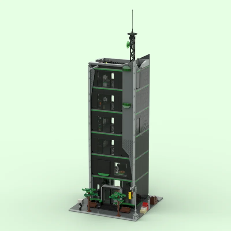 وحدات بناء المدينة Moc قوالب بناء وحدات فيلم بناء نموذج التكنولوجيا وحدات لعبة المكعبات لتقوم بها بنفسك تجميع هدايا عيد الميلاد #2