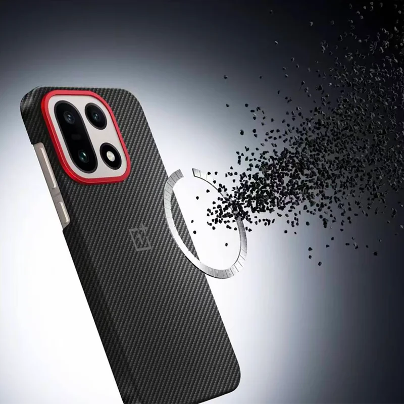 Original Carbon Fibre Case For Oneplus 15 Kevlar Wireless Charging Back Cover Case for ONEPLUS 15 5g