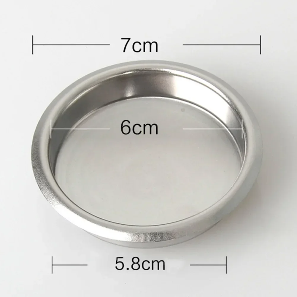 Blind Bowl 58mm Espresso Coffee Machine Back Flush Basket Clean Group Head  Stainless Steel Coffee Machine Supplie