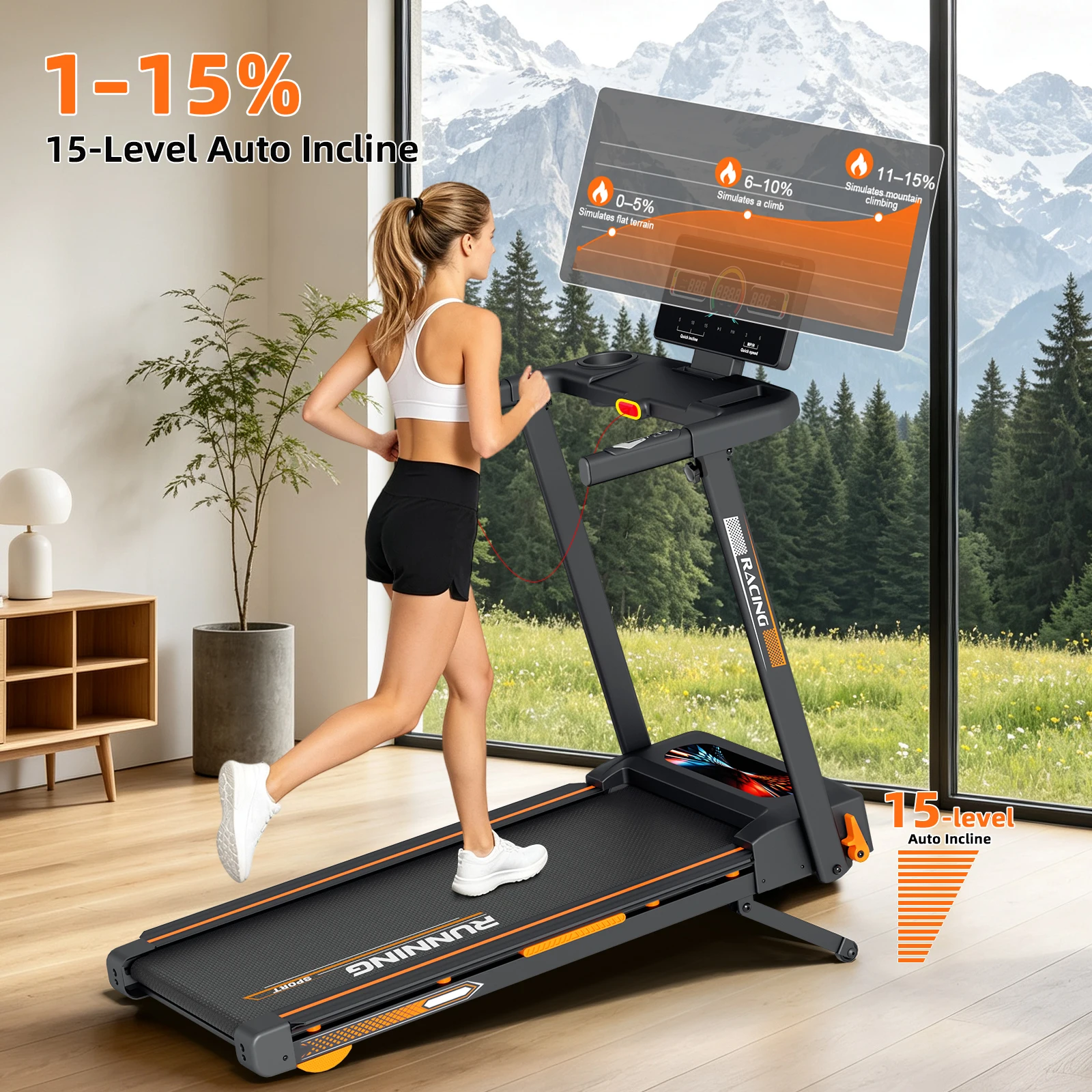 Esteira Dobrável 3.0HP, Inclin - Home Gym Custom avaliação e preço