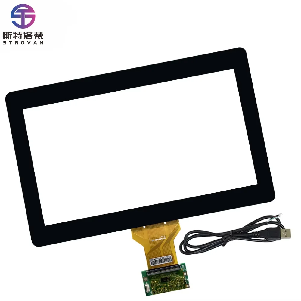 

14inch Screen Display Panel PCAP Multi Touch Waterproof Glove USB Touch Panel Custom Cover Glass for Touch Display