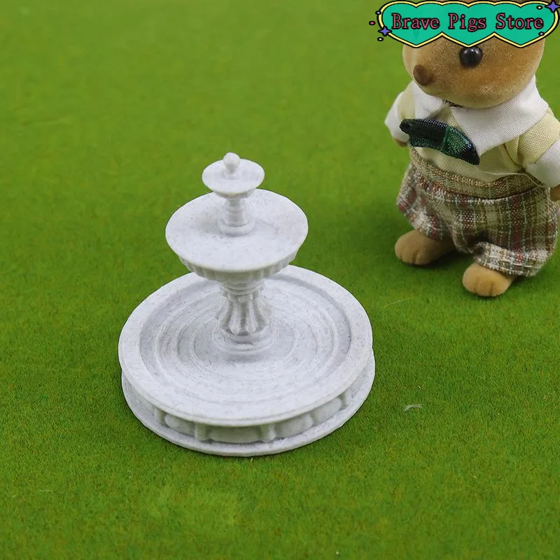 1 Piece European Outdoor Dollhouse Fountain Decor Circulating Water Villa Garden Courtyard Landscaping Flowing Water Ornament