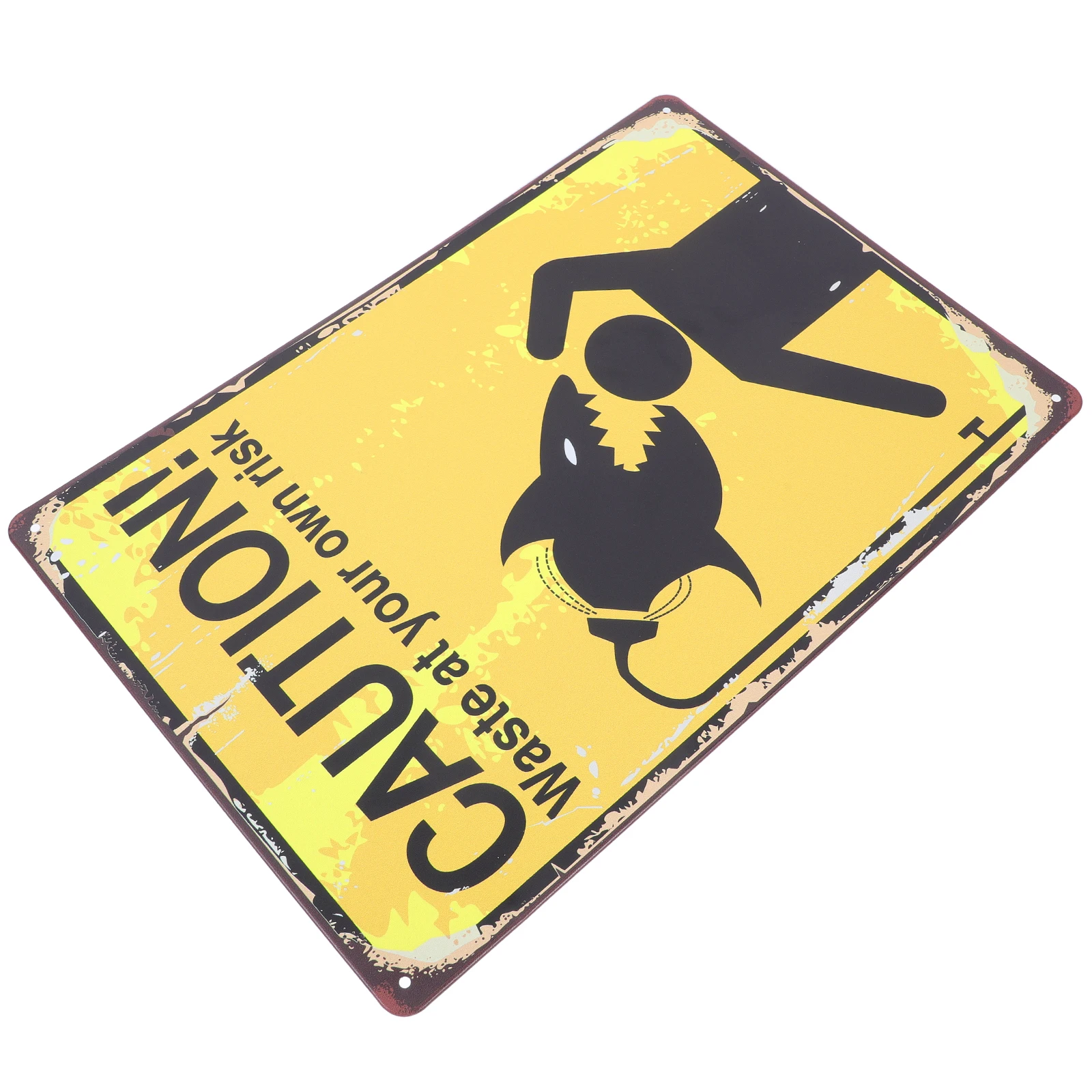 

Prominent Metal Warning Safety For Traffic Security Lightweight Wear Resistant Easy Installation Caution Sign Outdoor