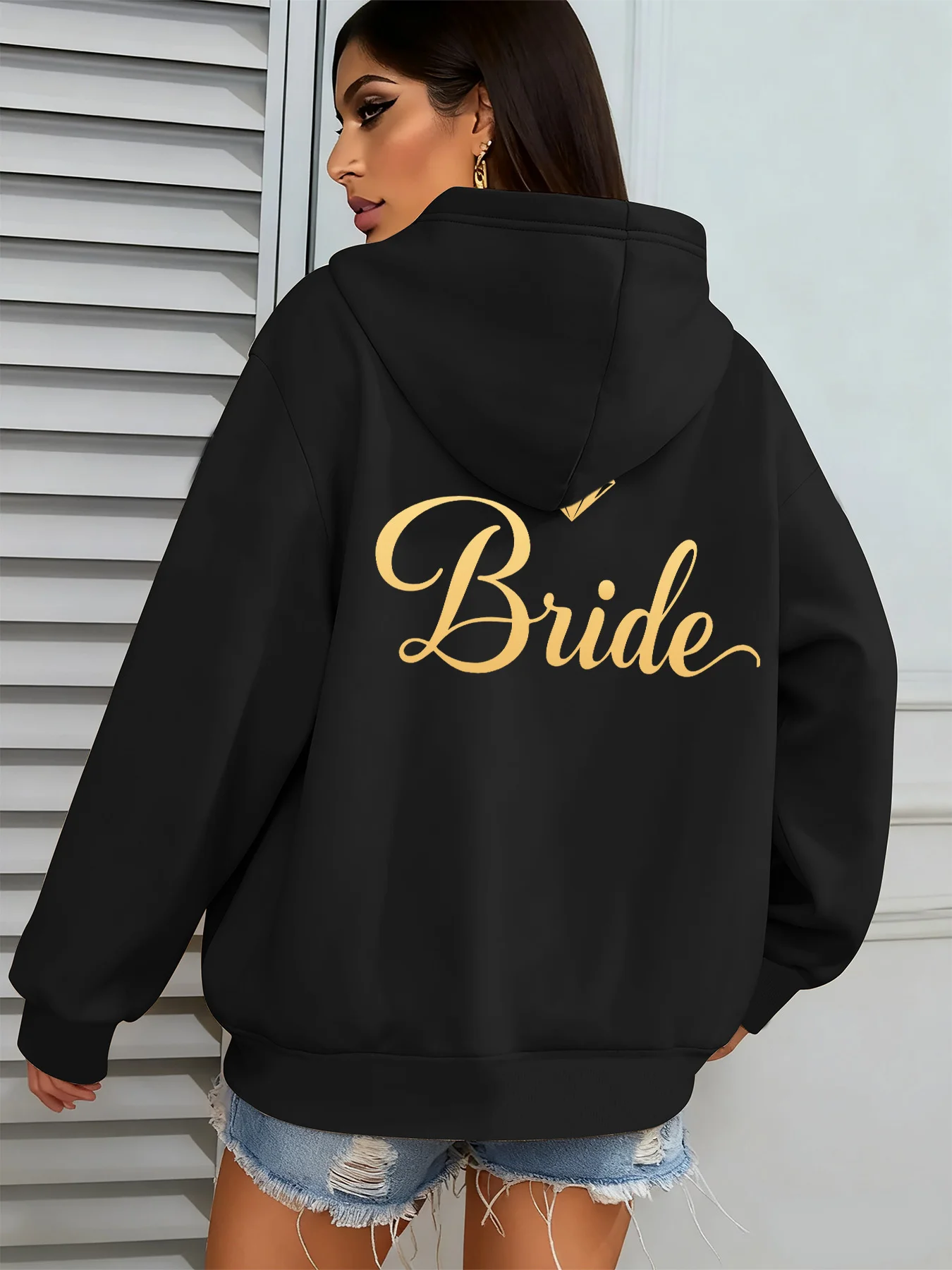 Sweat à capuche tendance pour femmes, sweat à capuche pour femmes au design imprimé