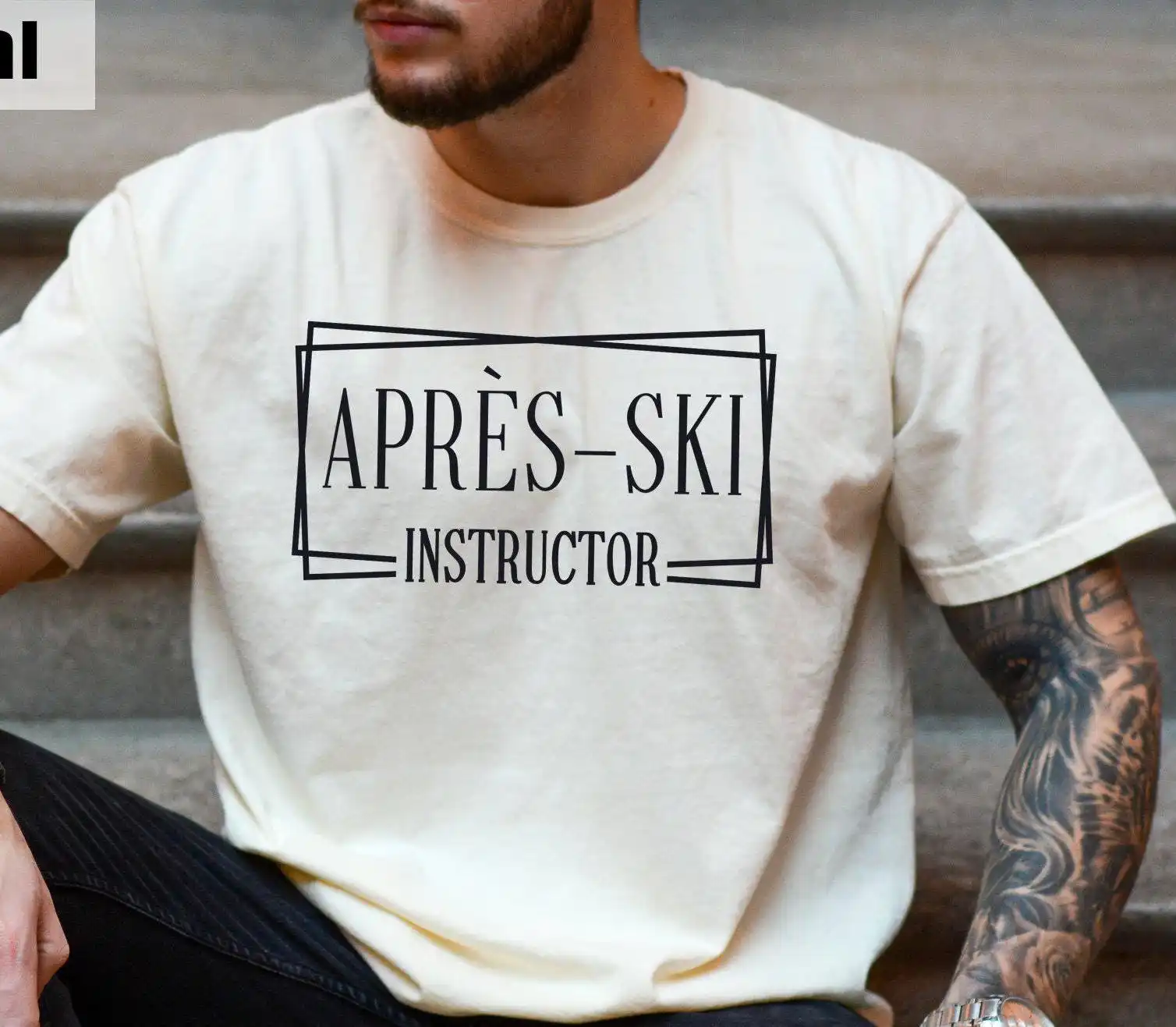 Apres Ski Instructor Sweater Funny Men s SweaT T Shirt Retro Skiing Trip Womens Clothes Snowboarder Him Skier