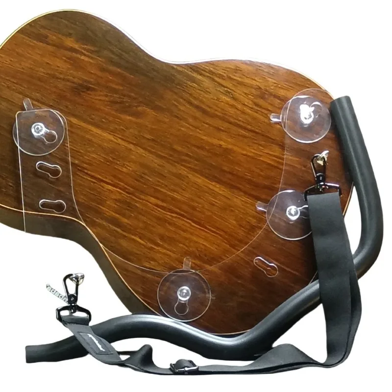 

Back suction holder, guitar height adjustable, leg contact bracket, upgraded waistband.