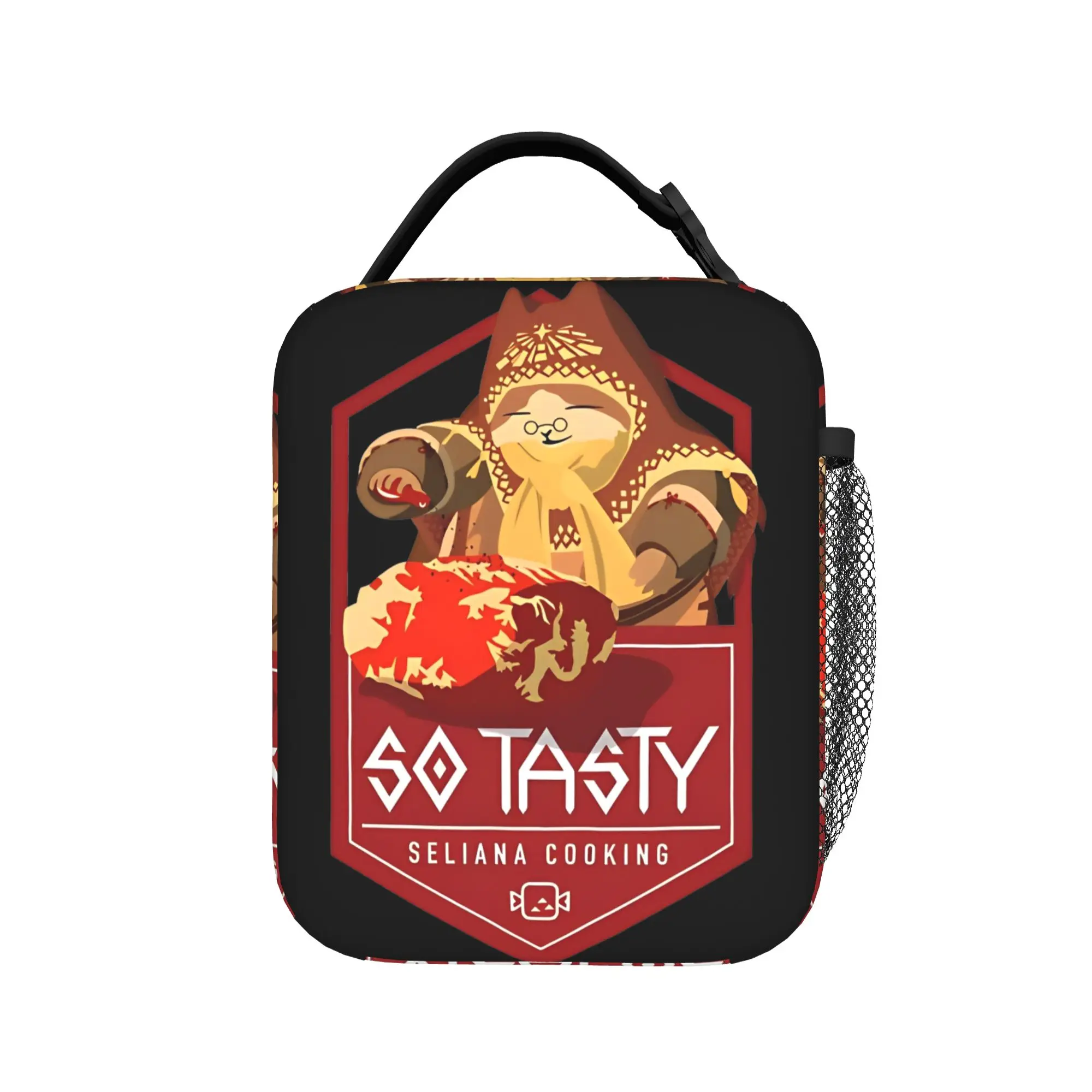 Monster Hunter Iceborne - Seliana Cooking Chef Insulated Lunch Bag Cooler Bag Lunch Container Tote Lunch Box Girl Boy School