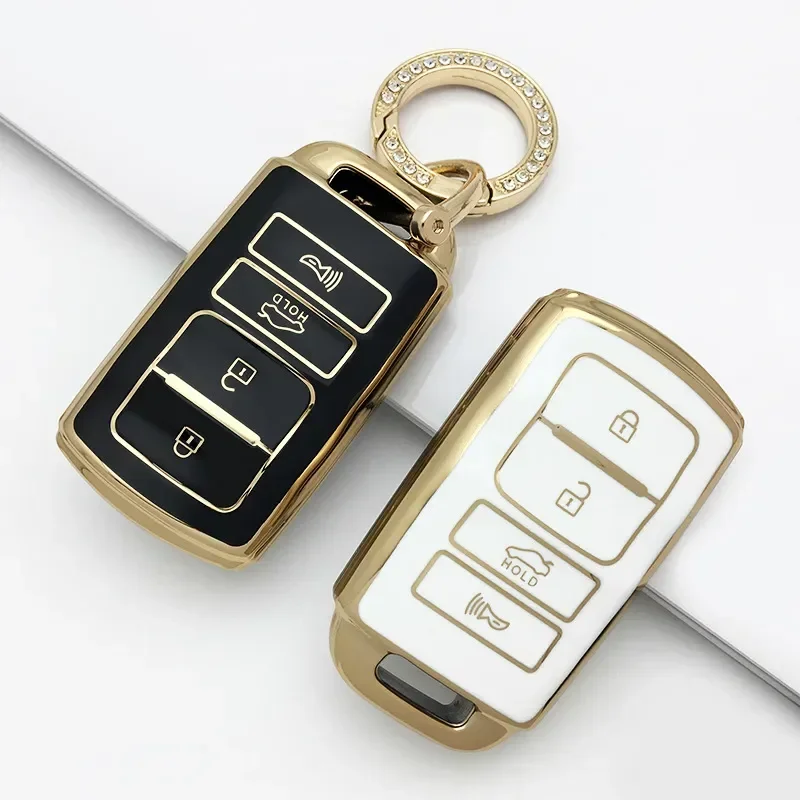 TPU Car Key Case Cover Shell Fob for KIA Cadenza K9 K7 K-04 Sorento K900 and New K7 Key 2013 Year To 2016 Year 4 Button