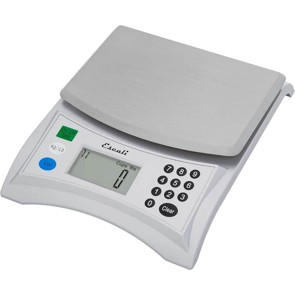 

V136 Large Volume Measuring Kitchen/Baking/Cooking Scale, Preprogrammed with Over 500 Ingredients,Light GreyKitchen Scales