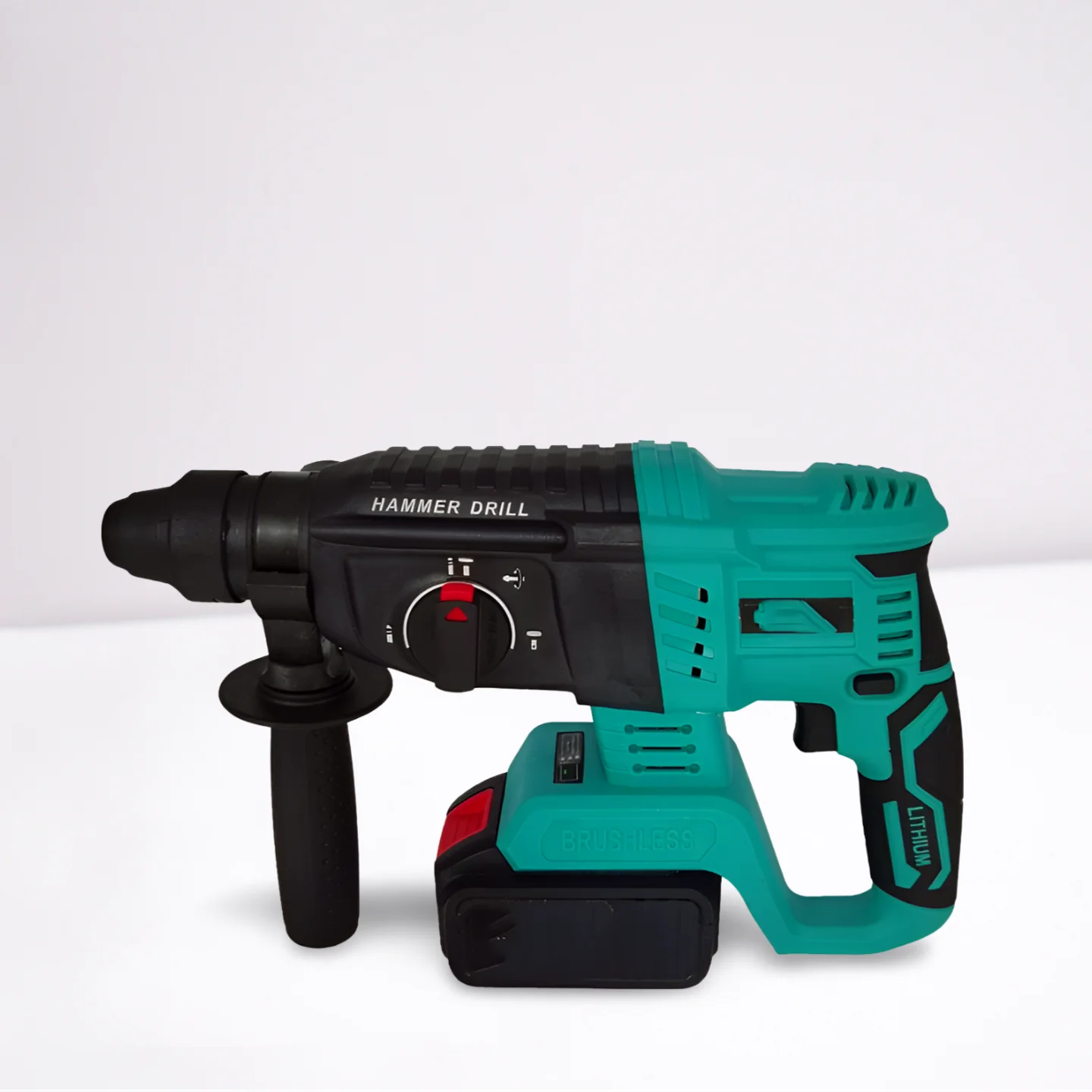 Taladro de impacto inalámbrico sin escobillas recargable de 220v, taladros de Martillo Eléctrico portátiles, funciona con batería de grado Industrial, otras taladros