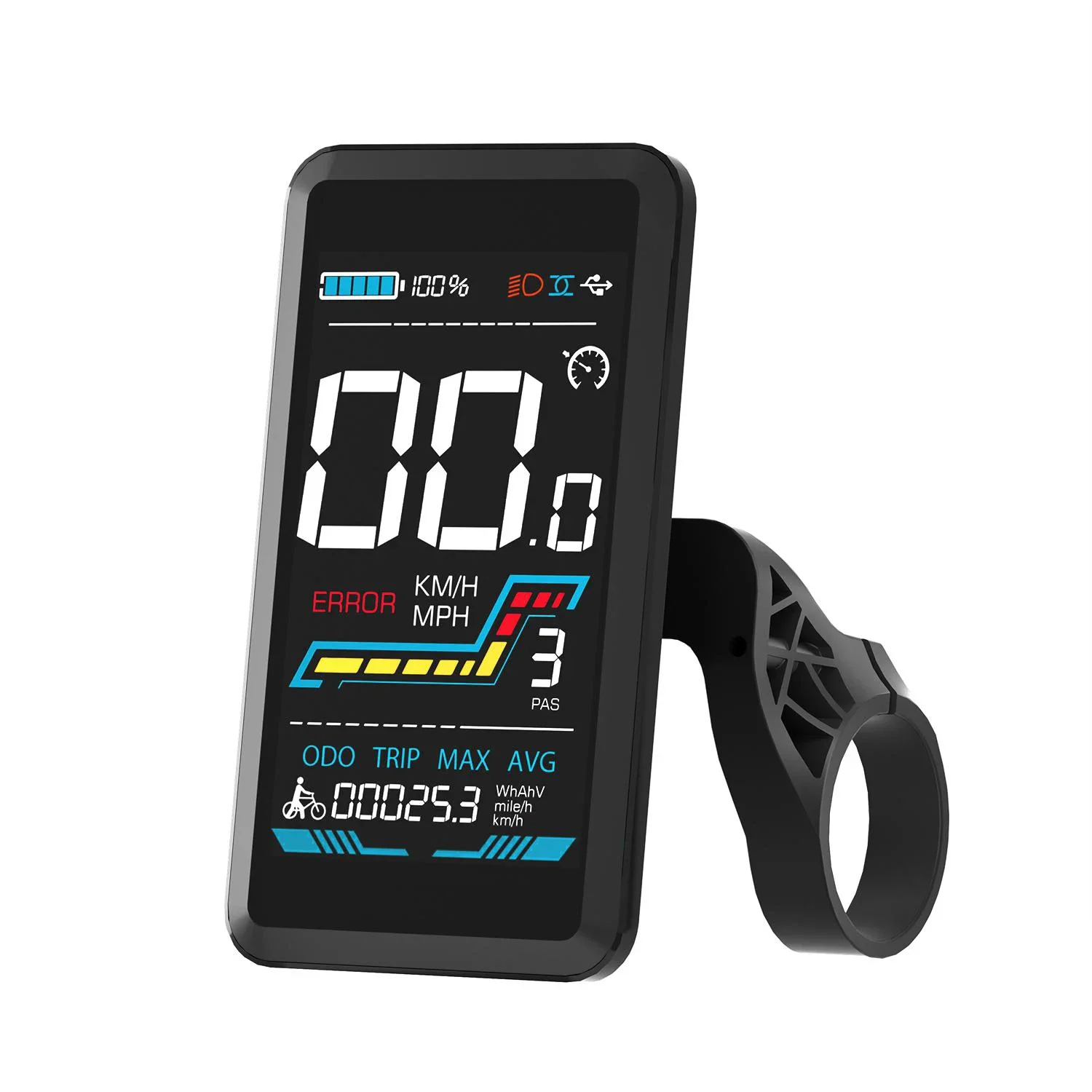 AliExpress NONE YL91F for Single or Dual Motor CMACEWHEEL Electric Bicycle , Ebike LCD Bike Computer