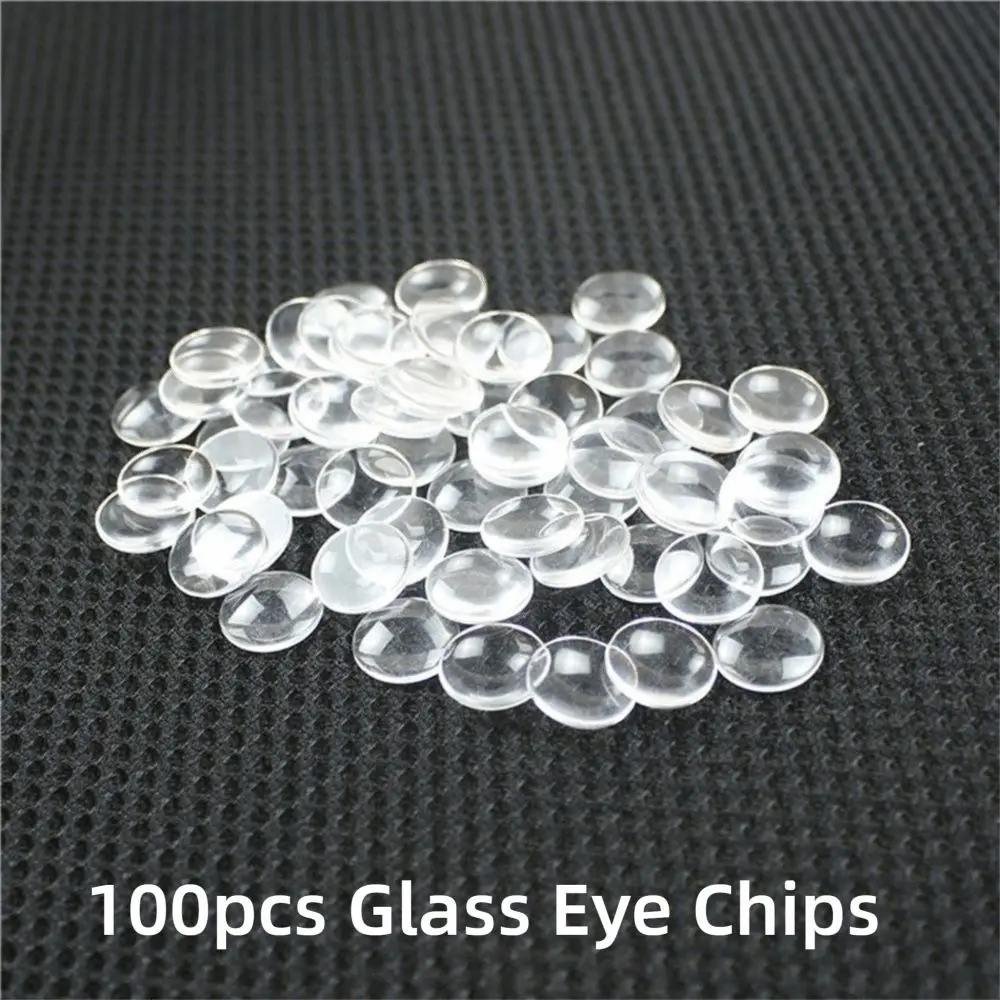 100pcs 14mm Funny Accessories   DIY Crafts Time Gem Blyth Dolls Glass Eye Chips
