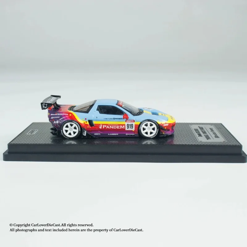 โมเดลรถสปอร์ตฮอนด้า NSX NA1 รุ่น Rocket Rabbit ของ INNO diecast ขนาด 1/64 ทำจากโลหะผสม สำหรับนักสะสมและตกแต่ง