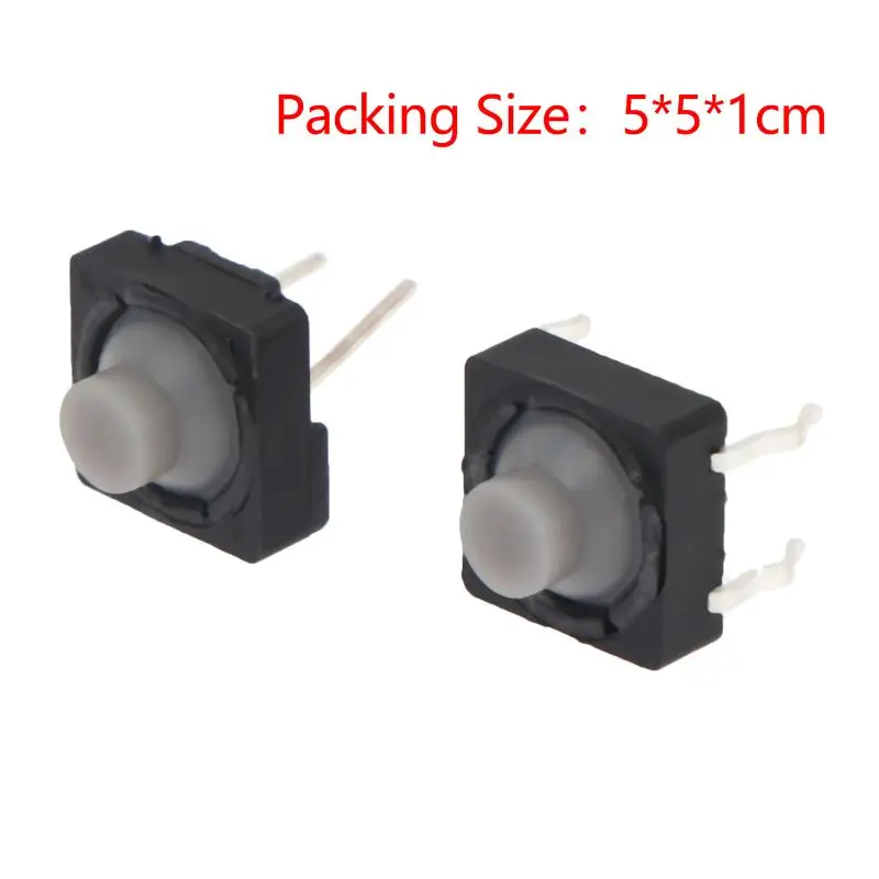 20 Stück 8x8x5MM Geräuscharmer Taktiler Druckknopfschalter 2-Pin 4-Pin Kupferkontakt für DIY Elektronische Schaltkreissteuerungsteile – Detail 7