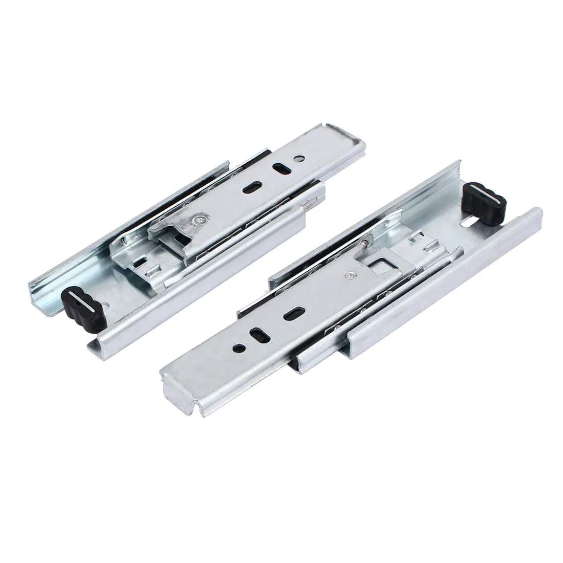 

2 шт. 4-дюймовые направляющие для ящиков, полный удлинитель шарикоподшипника, направляющая шириной 45 мм, емкость 33 фунта