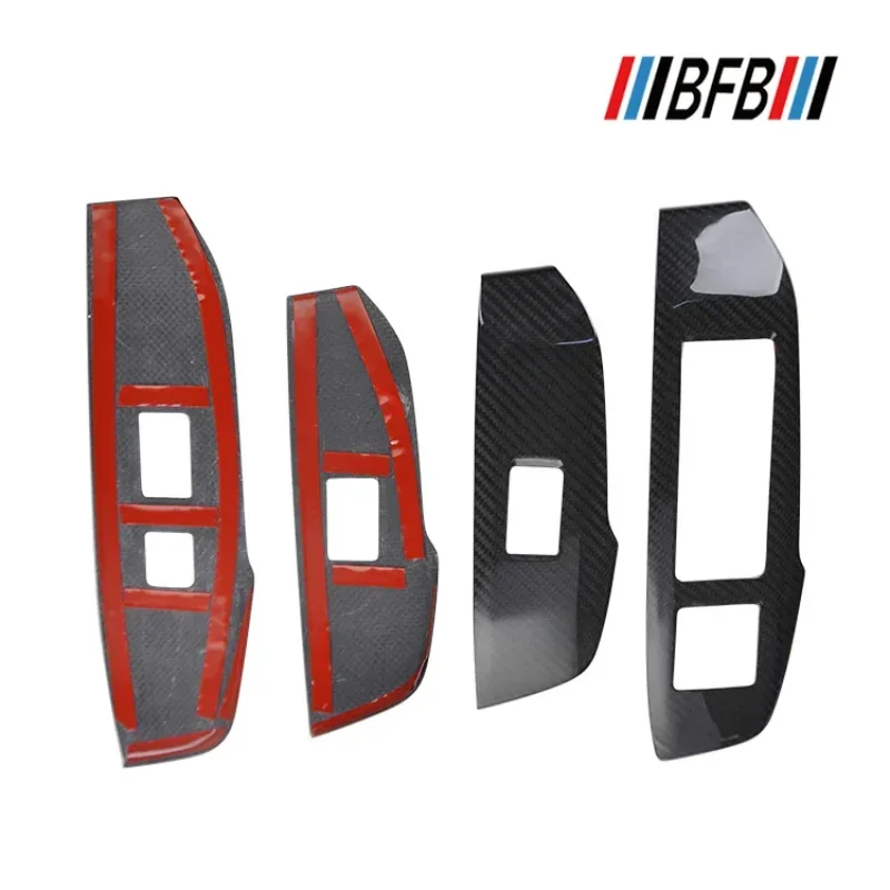 

For LEXUS Right-Hand Drive NX200/300 Real Dry Carbon Fiber 14-2020 Inner Door Lift Button Control Panel Modification Accessories