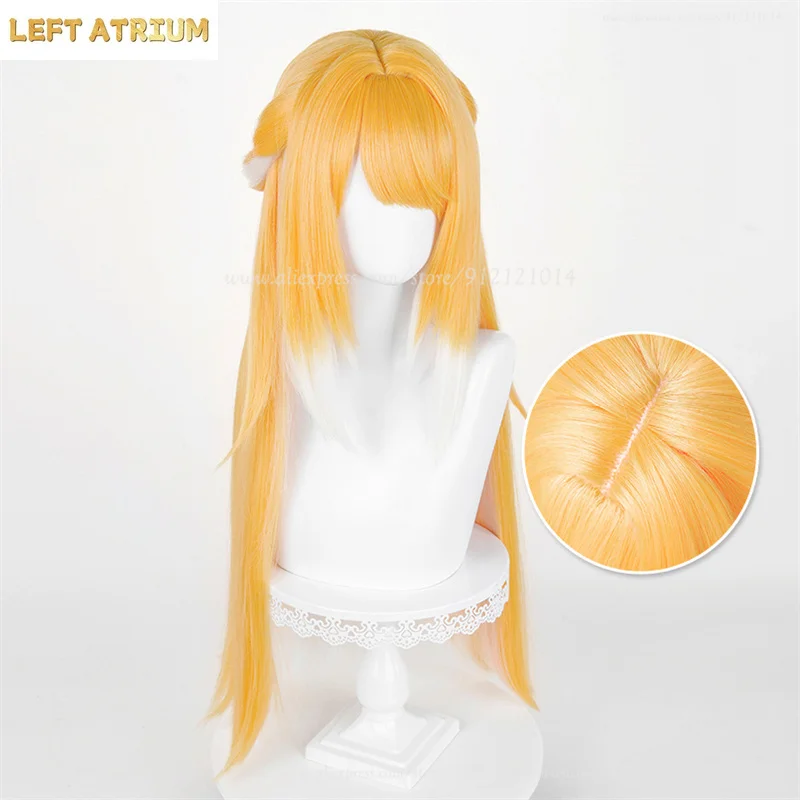 ZZZ Ju Fufu Cosplay Wig Orange White Mixed 72cm Wigs For Women Cosplay Anime Wig Heat Resistant Synthetic Hair Halloween view 4