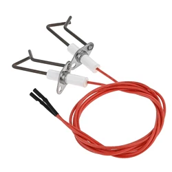 2pcs 62-24164-01 Spark Ignitor Replace for Rheem Furnaces Flame Sensor Igniter Sensing Rod 35 Inch High Temperature Cable Wire