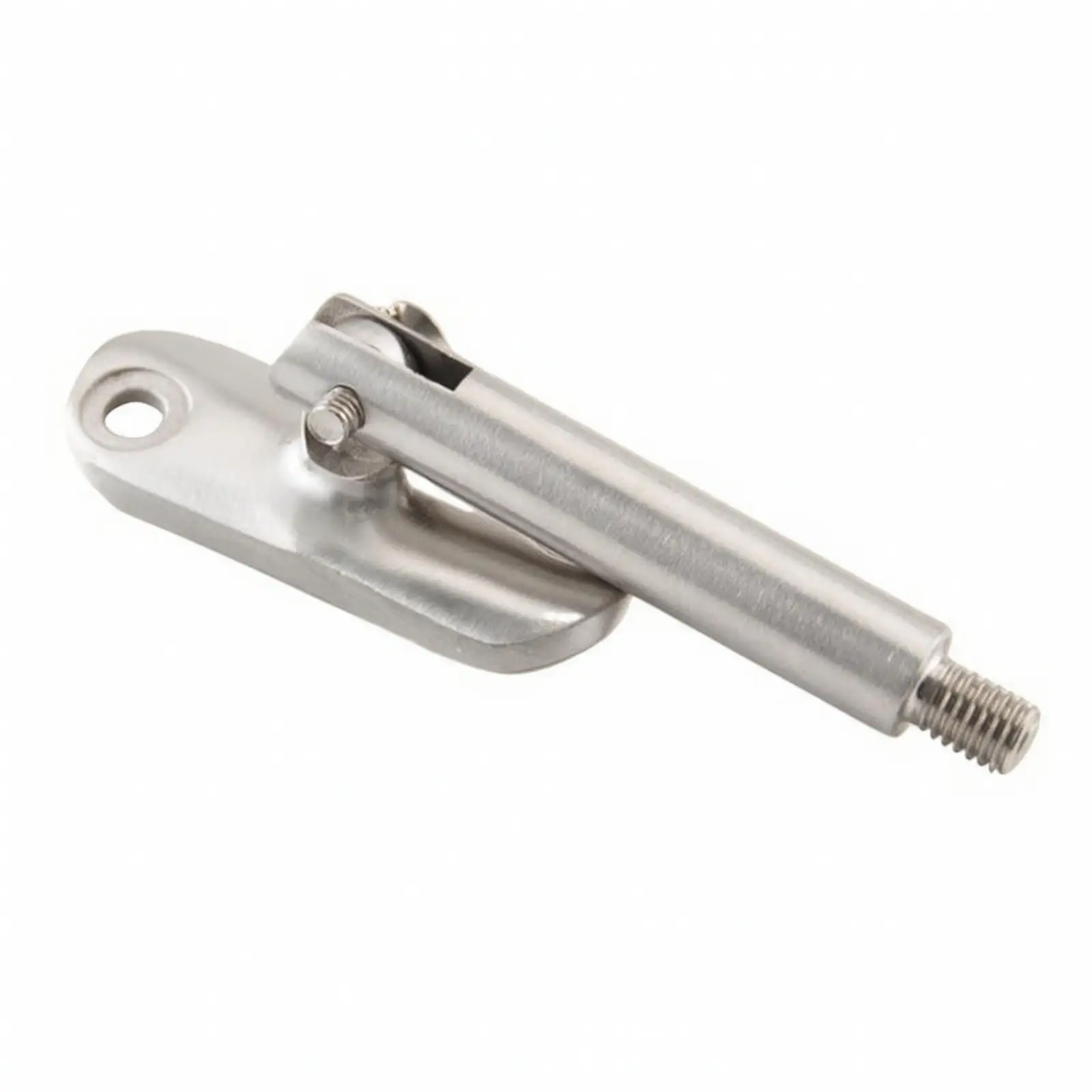 Glass Clamp with Flat Base | Heavy-Duty Stainless Steel, Polished metal Finish, Glass Clamp Bracket, for Balustrades
