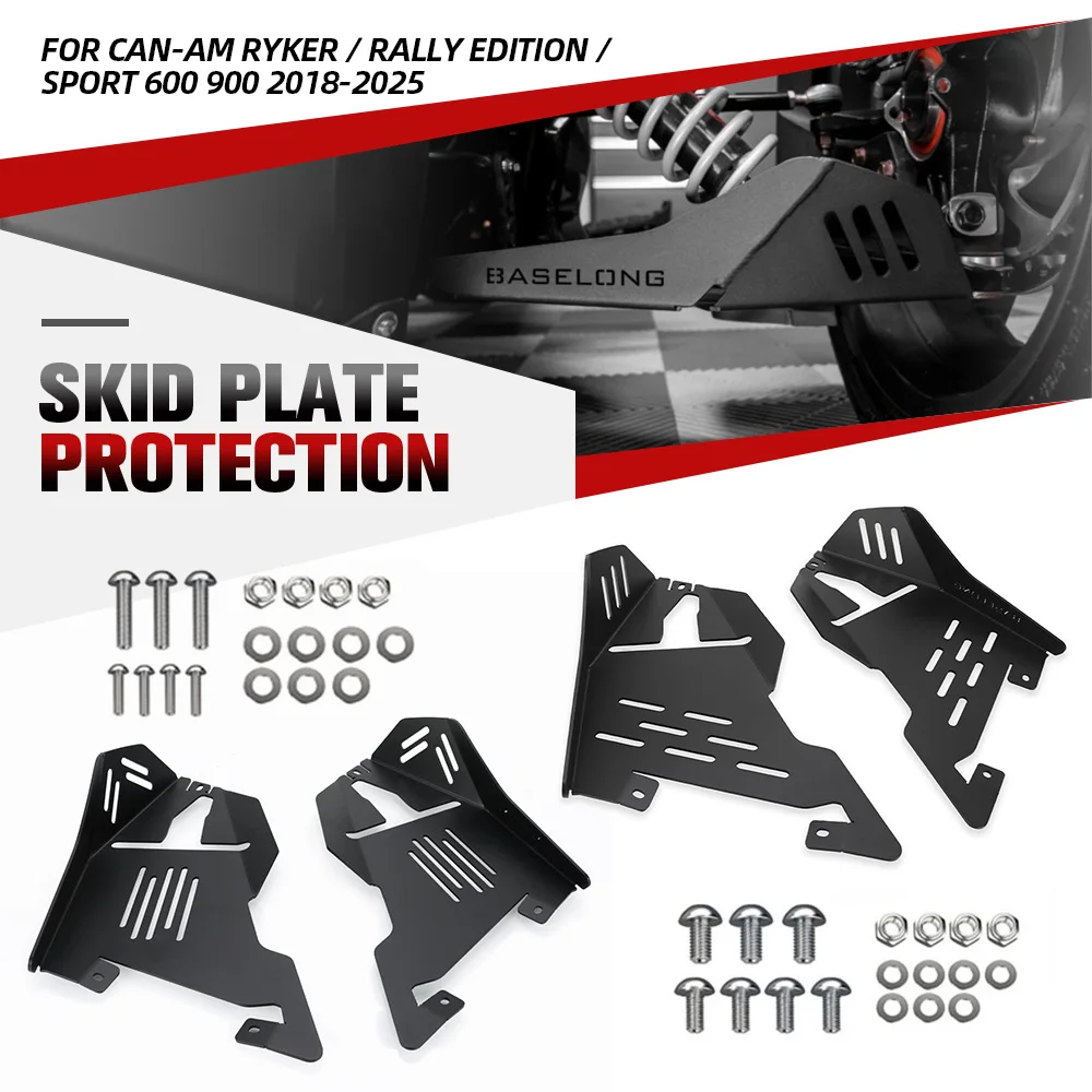 

Aluminum A-Arm Protectors Splash Guards For Can-Am Ryker / Rally Edition / Sport 600 900 2018-2019-2020-2021-2022-2023-2024-2025