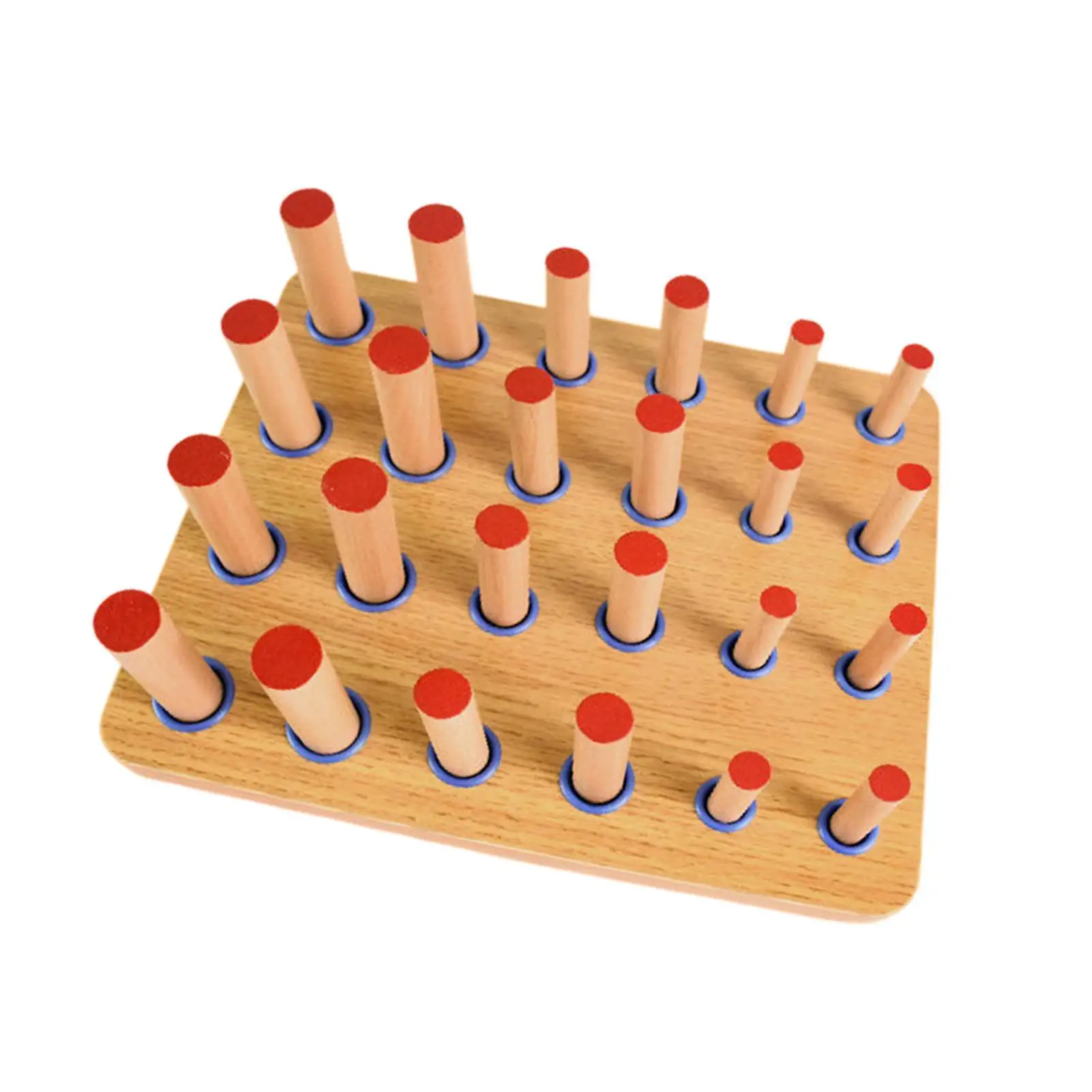 Stroke Training Equipment Activities Wooden Peg Board Rehabilitation Finger Exerciser for Stroke Patients Seniors Elderly