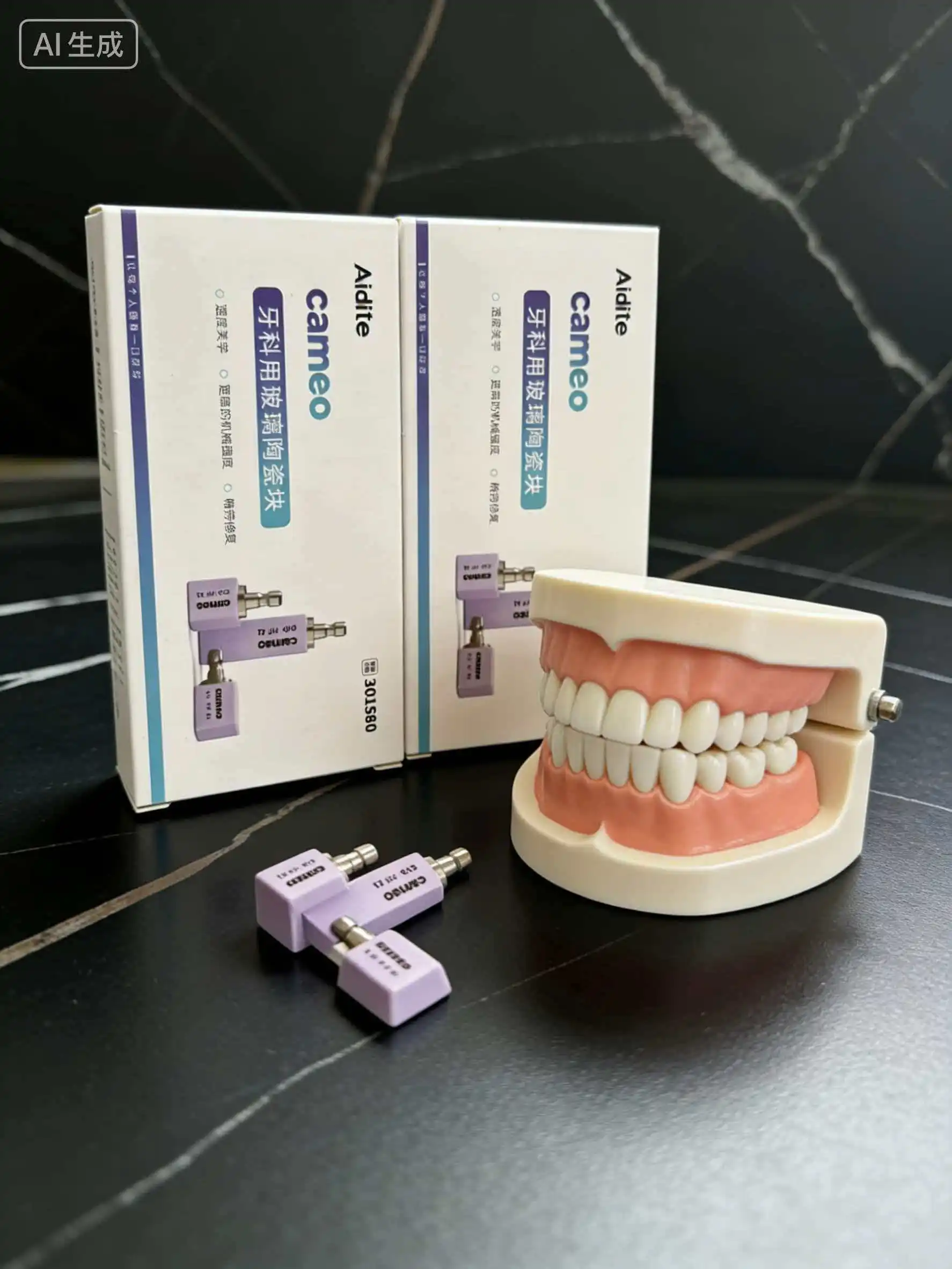5Pcs Aidite Cameo C14 Lithium Disilicate Dental Ceramics CAD/CAM Glass Ceramic Blocks for Dentistry Lab Translucency Materials