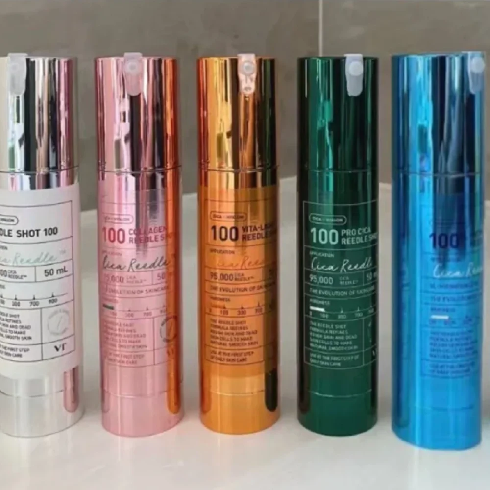 Korean Vita-Light Reedle Shot 100/300 Microcrystal Essence Cica Reedle Micro Needle Serum Enhance Skin Elasticity Brighten