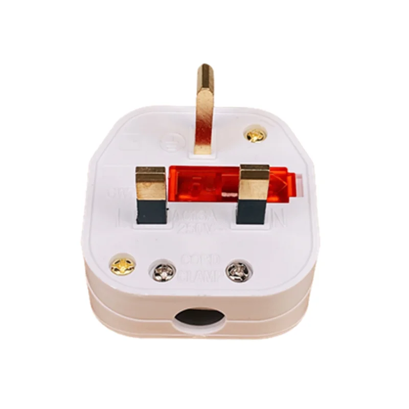 UK 3 Pin Switch 250V 13A AC Power Plug With Switch Male Electrical Socket Fused Connect Cord Overload Protection Adapter