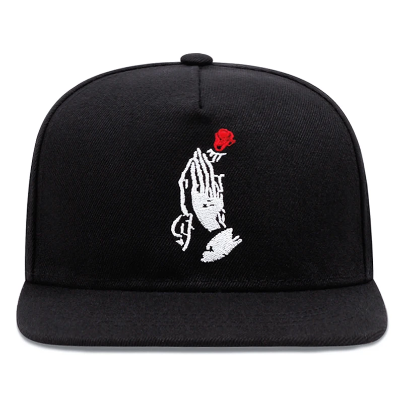 2026 Fashion New Baseball Hat Rose Letter Embroidered Skateboard Hat Daily Commuter Decoration Sunshade Hat Unisex Flat Edge Hat