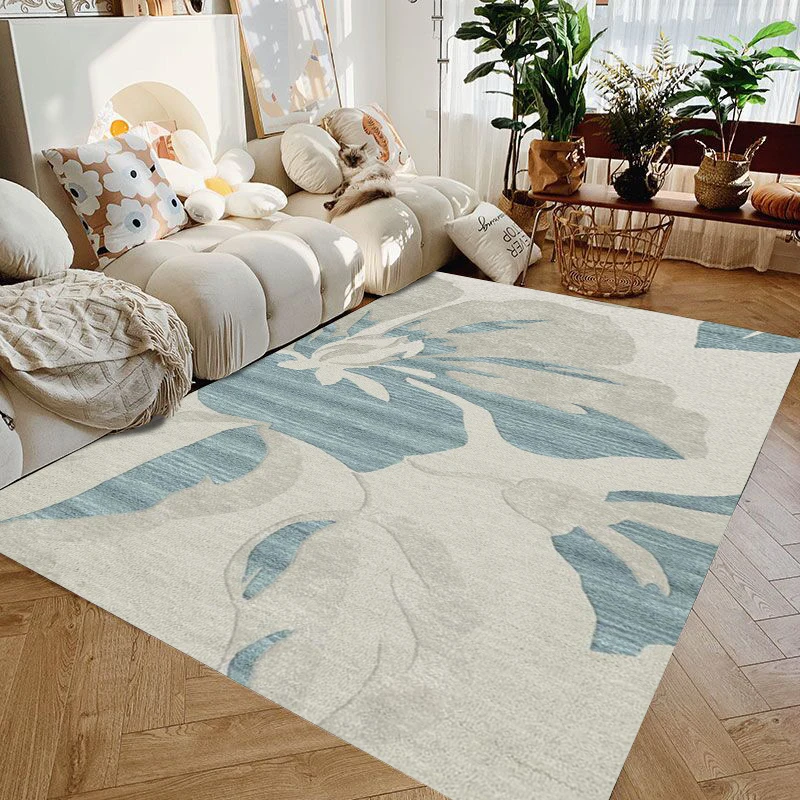 Zebra Stripe Area Rug Modern Black White Animal Pattern Carpet Living Room Bedroom Non Slip Soft Floor Mat