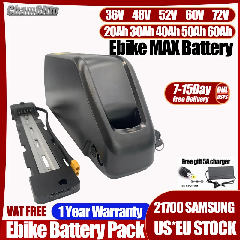 

Комплект электровелосипеда 72 В 3000 Вт 36 В 48 В 52 В 750 Вт Электрический велосипед cham-rider 25ah 30 40ah 50ah 60ah 1000w Литиевая батарея 60V2000W Аккумулятор