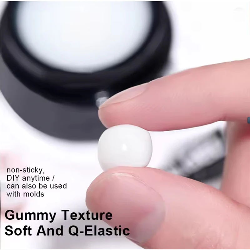 5G Crystal Soft Solid Extension Nail Gel Clear Nude Pink Aerylie Carving Flower Jelly Shaping DlY Model Manicure